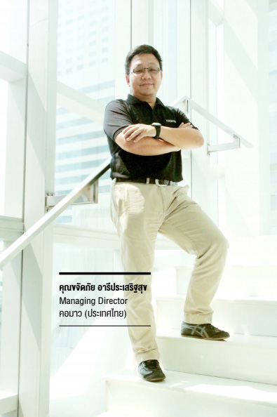 คุณขจัดภัย อารีประเสริฐสุข Managing Director คอมาว (ประเทศไทย)