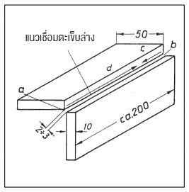 การฝึกเชื่อมมุมแนวระนาบ