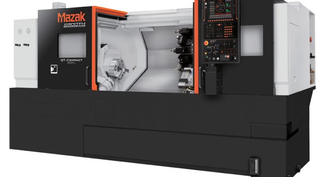 QT-COMPACT Series โมเดลเบื้องต้นของเครื่องกลึง CNC แบบ Multi-Tasking