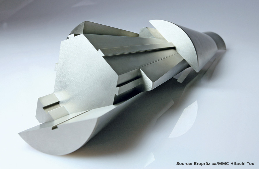 แกน Wire-eroded folding core