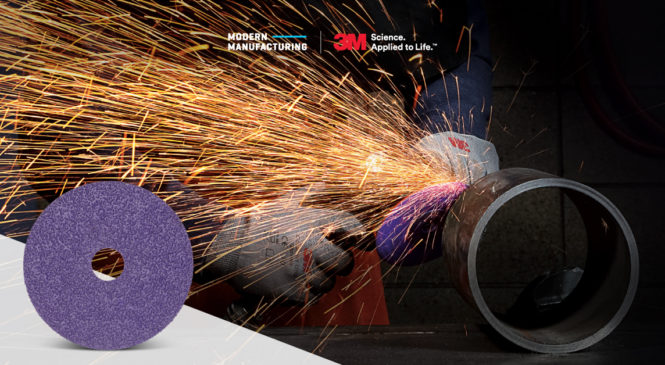 ยกระดับงานขัดอุตสาหกรรมด้วยแผ่นเจียรไฟเบอร์จาก 3M™ Cubitron™ II Fibre Disc 982CX Pro