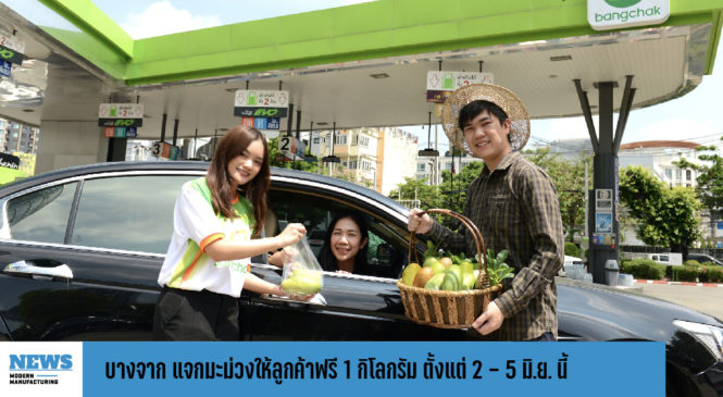 บางจาก แจกมะม่วงให้ลูกค้าฟรี 1 กิโลกรัม ตั้งแต่ 2 – 5 มิ.ย. นี้