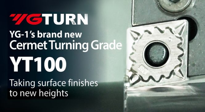 New Cermet Turning Grade YT100 จาก YG-1