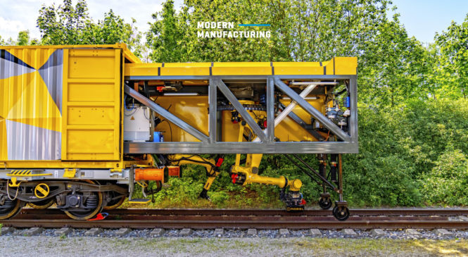 Robel Rail นำหุ่นยนต์ Fanuc พัฒนาระบบปรับปรุงรางรถไฟอัตโนมัติ